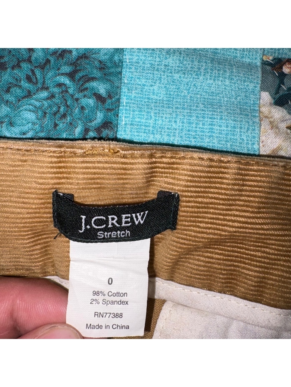 J.Crew $98 Stretch Woman’s 0 Camel Brown Corduroy Pencil Skirt Size 0 Tan Brown - Picture 3 of 9